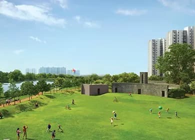 Open Spaces — Landscaped open spaces within the township